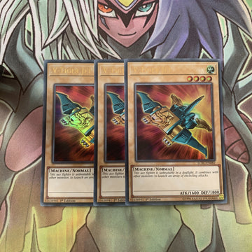 LCKC-EN082 x3 V-Tiger Jet Ultra Rare Excellent Condition Yugioh