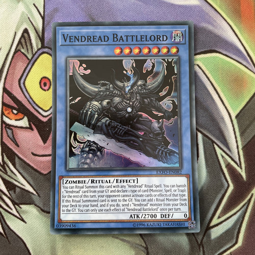 EXFO-EN082 Vendread Battlelord Super Rare 1st Edition NM Yugioh Card