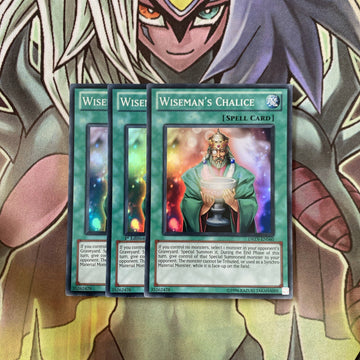 DREV-EN060 x3 Wiseman's Chalice Super Rare Excellent Condition Yugioh