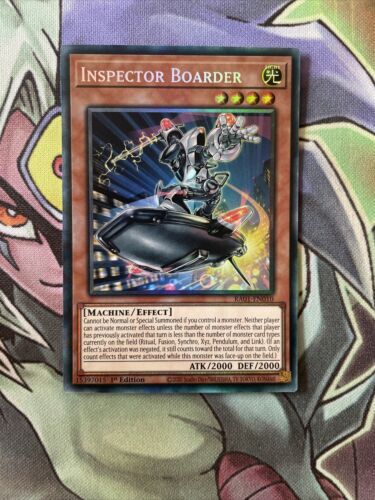 RA01-EN010 Inspector Boarder Collectors Rare NM 1st Edition Yugioh Card