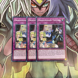 ROTD-EN077 x3 Dragonmaid Tidying Super Rare Excellent Condition Yugioh