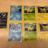x7 Eeveelution McDonald’s 2013 FRENCH Poor/Heavy Played Set Holo