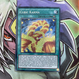 MVP1-ENS41 Cubic Karma Secret Rare 1st Edition NM Yugioh Card