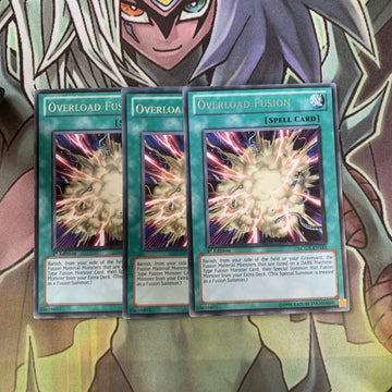 LCGX-EN185 x3 Overload Fusion Rare Excellent Condition Yugioh