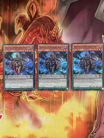 CT13-EN006 x3 Dragonox, the Empowered Warrior Super Yugioh Card Limited Edit