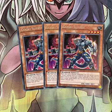 COTD-EN010 x3 Gouki Suprex Rare Excellent Condition Yugioh