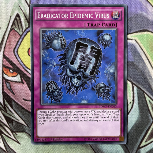 SDMP-EN040 Eradicator Epidemic Virus Common 1st Edition NM Yugioh Card