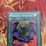 LOB-E072 YuGiOh Dragon Treasure Short Print 1st Edition (LOB 2002) EXC-