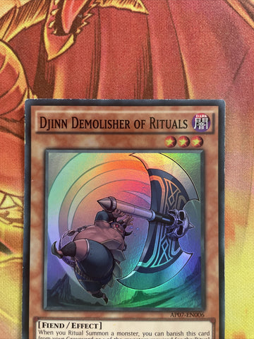AP07-EN006 x1 Djinn Demolisher Of Rituals - Super - Yugioh (back)
