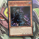 SR01-EN002 Eidos the Unsderground Squire Super Rare 1st Edition NM Yugioh Card