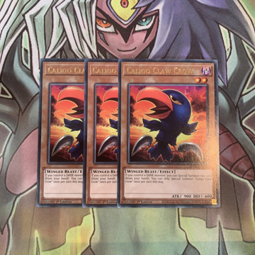 MAGO-EN102 x3 Caligo Claw Crow Rare Excellent Condition Yugioh