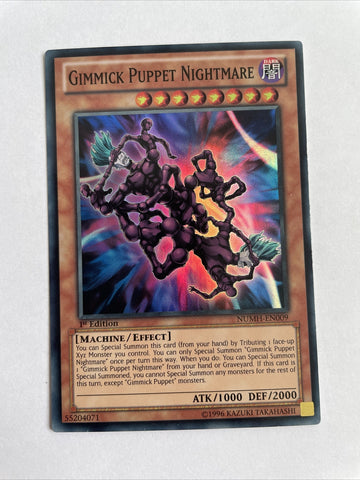 NUMH-EN009 Gimmick Puppet Nightmare Super Rare UNL Edition Mint YuGiOh Card