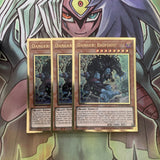 MGED-EN018 x3 Danger! Bigfoot! Alt Gold Rare Excellent Condition Yugioh