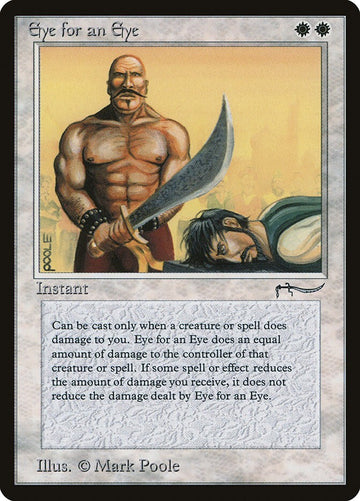 Eye For An Eye - Arabian Nights Excellent Magic MTG