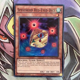 HSRD-EN008 Speedroid Red-Eyed Dice Super Rare 1st Edition NM Yugioh Card