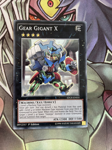 SDGR-EN035 Gear Gigant X Common 1st Edition Near Mint Yugioh