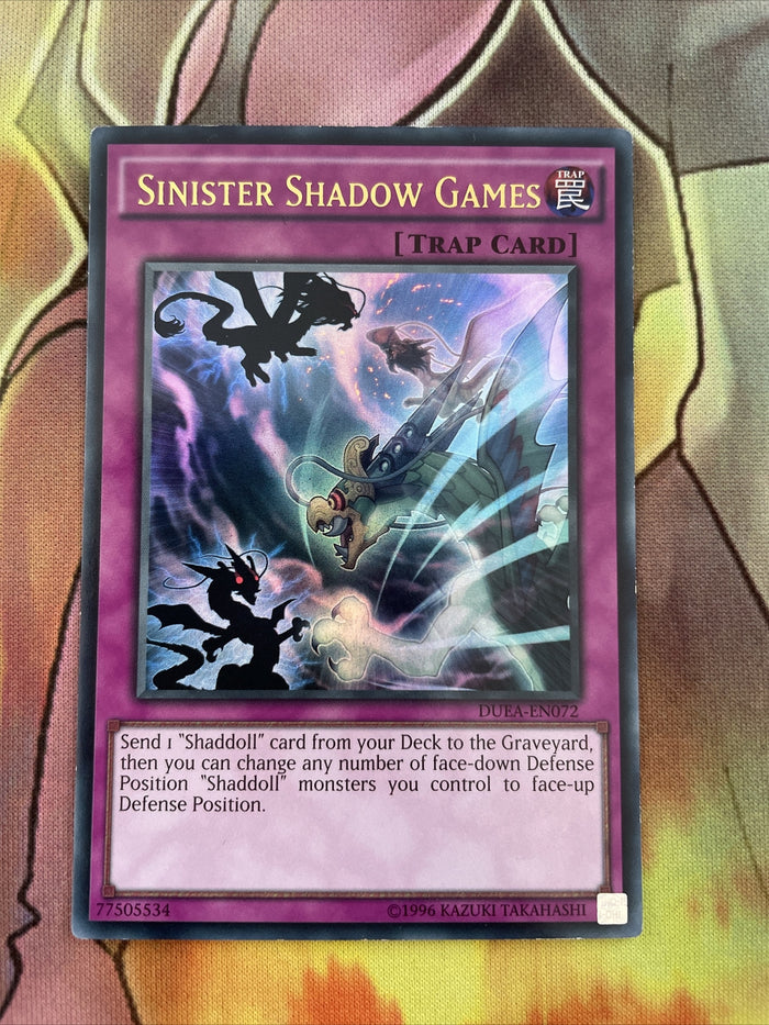 DUEA-EN072 Yugioh Sinister Shadow Games Ultra Rare UNL ED NM
