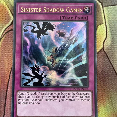 DUEA-EN072 Yugioh Sinister Shadow Games Ultra Rare UNL ED NM
