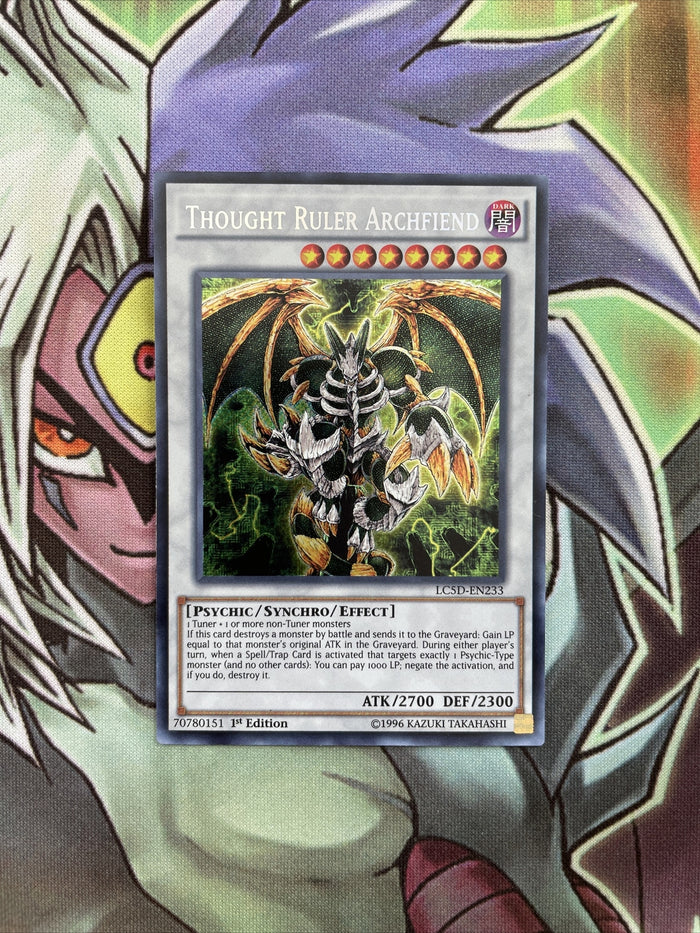 LC5D-EN233 Thought Ruler Archfiend Secret Rare 1st Edition NM Condition Yugioh