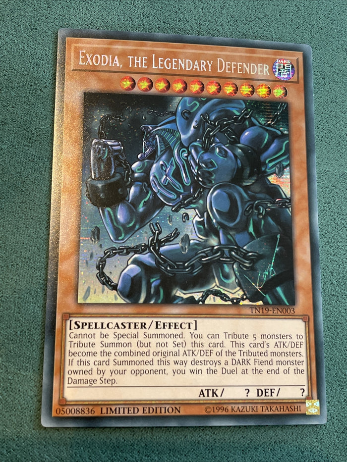 Exodia, the Legendary Defender - YuGiOh - Prismatic Secret Rare - Mint Card!