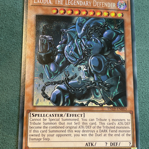 Exodia, the Legendary Defender - YuGiOh - Prismatic Secret Rare - Mint Card!