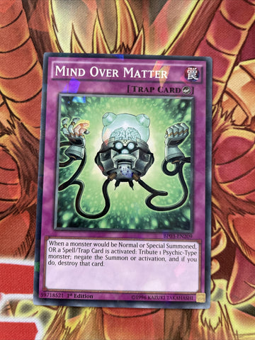 BP03-EN209 Mind Over Matter, Shatter Foil, Mint, Englisch, 1st Yugioh