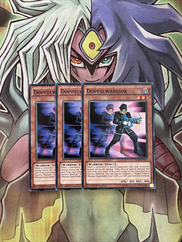 SDSE-EN013 x3 Doppelwarrior Common Excellent Condition Yugioh
