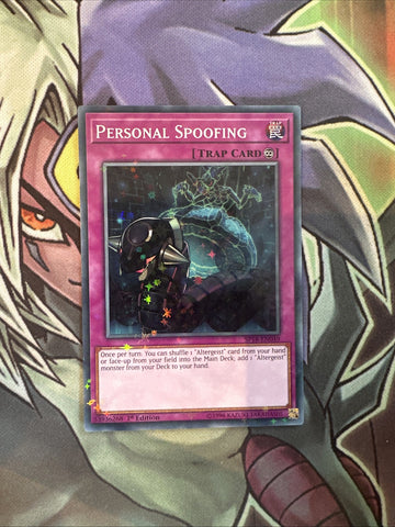SP18-EN049 Personal Spoofing Starfoil Rare 1st Edition NM Yugioh Card