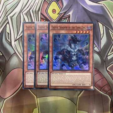 NECH-EN031 Taotie, Shadow Of The Yang Zing Super x3 Excellent Condition Yugioh