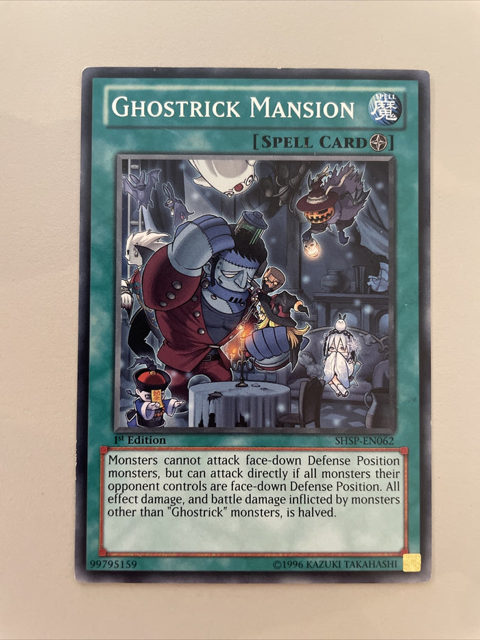 Ghostrick Mansion SHSP-EN062 Yugioh Card 1st Edition LP