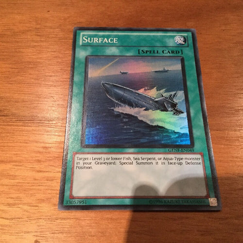 GENF-EN049 Yugioh - Surface- Foil - super rare
