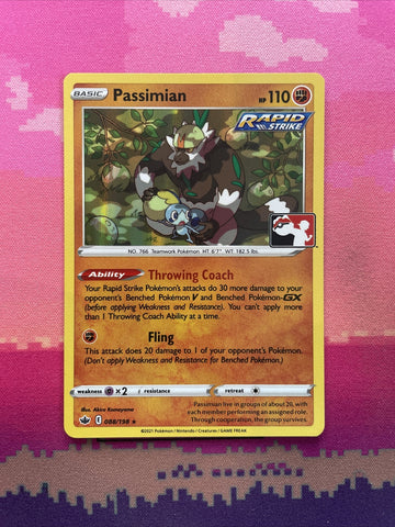 Pokemon Card Passimian Prize Pack Holo Rare 088/198 Near Mint