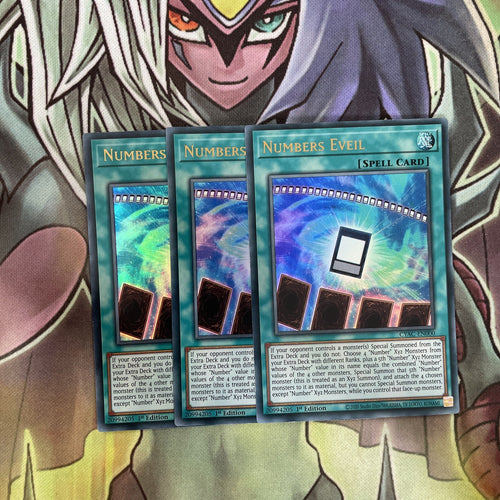 CYAC-EN000 x3 Numbers Eveil Ultra Rare Excellent Condition Yugioh