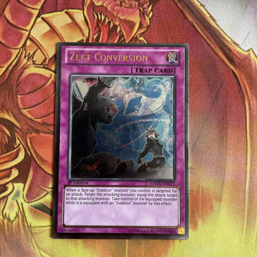 GAOV-EN073 Zekt Conversion - Ultimate Rare - 1st Edition Yugioh