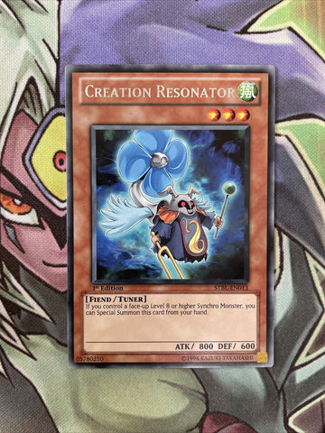 STBL-EN013 Creation Resonator Rare 1st Edition NM Yugioh Card