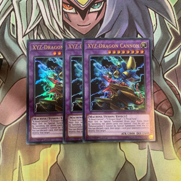 LCKC-EN061 x3 XYZ-Dragon Cannon Ultra Rare Excellent Condition Yugioh