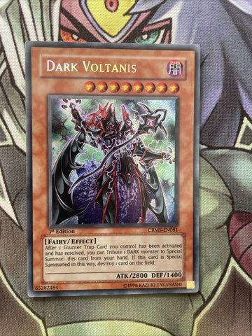 CRMS-EN081 Dark Voltanis Secret Rare 1st Edition NM Yugioh Card