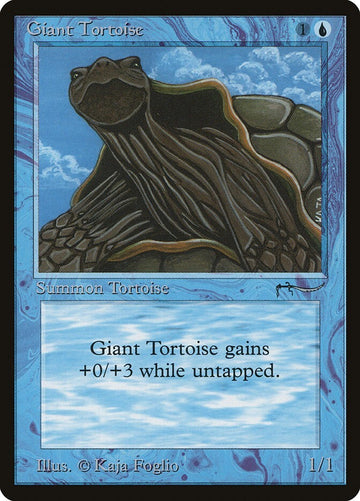 Giant Tortoise - Arabian Nights Excellent Magic MTG