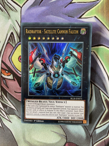 BLLR-EN073 Raidraptor - Satellite Cannon Falcon Ultra Rare 1st Edition NM Yugioh