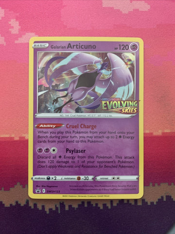 Pokemon Card Galarian Articuno SWSH123 Black Star Promo STAMPED Near Mint