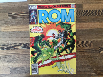 Comic - ROM Comic - Vol 1 - No 3 - Date 02/1980 - Bar Code Cover - MARVEL