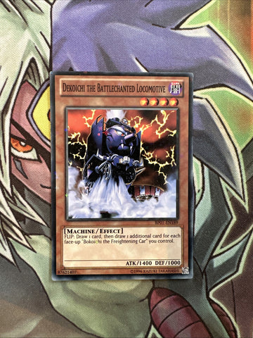 BP01-EN189 Dekoichi The Battlechanted Locomotive Starfoil Unl Ed NM Yugioh