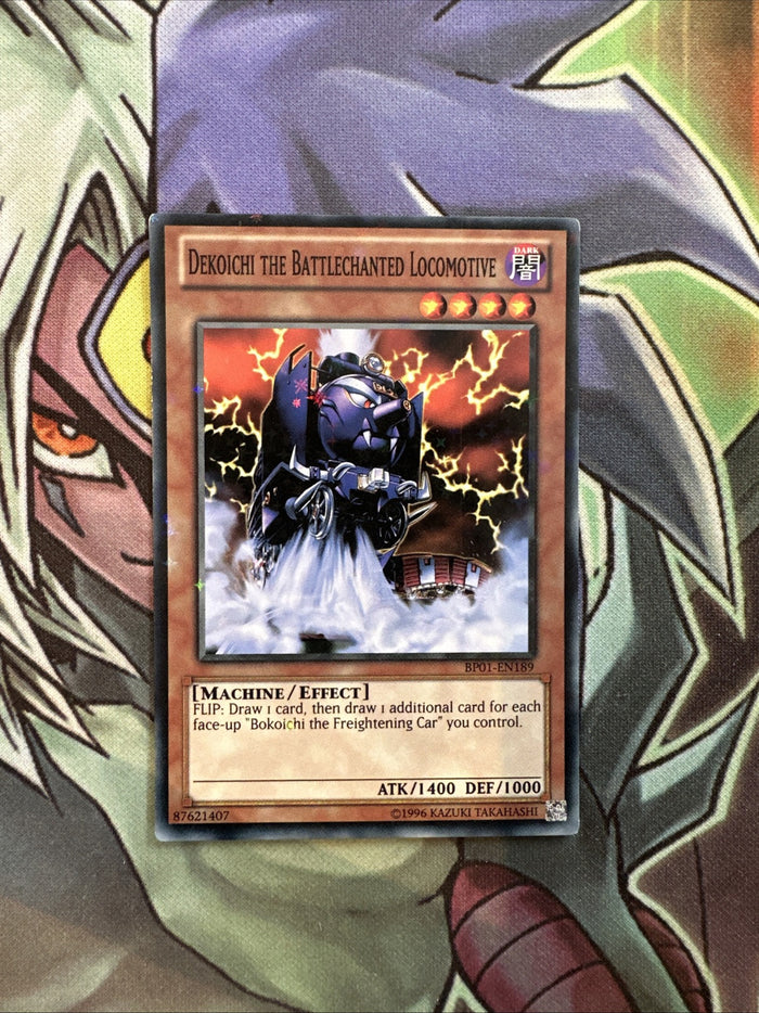 BP01-EN189 Dekoichi The Battlechanted Locomotive Starfoil Unl Ed NM Yugioh