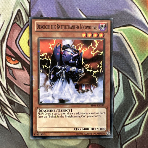 BP01-EN189 Dekoichi The Battlechanted Locomotive Starfoil Unl Ed NM Yugioh
