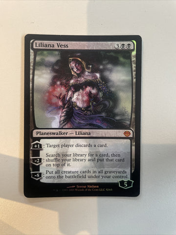 Liliana Vess - Garruck Vs Liliana FOIL Excellent Magic MTG
