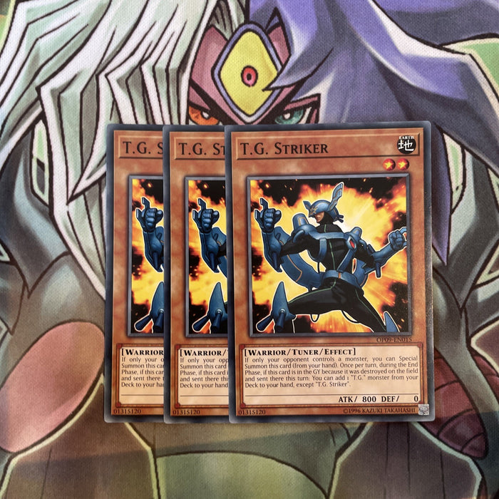 OP09-EN015 T.G. Striker Common x3 Excellent Condition Yugioh