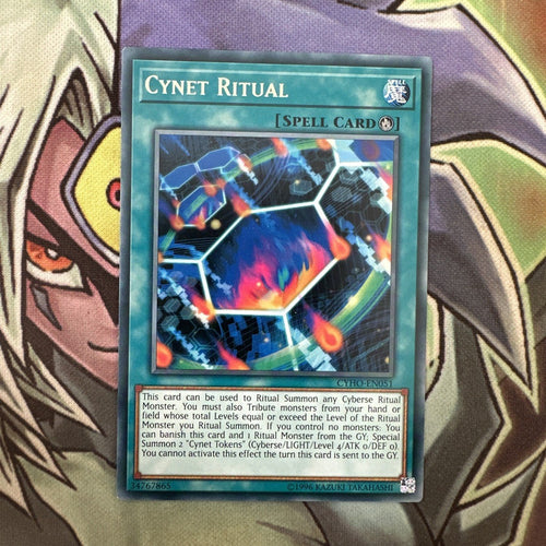 CYHO-EN051 Cynet Ritual Rare Unlimited Edition NM Yugioh Card