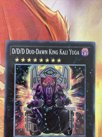 MP16-EN143 D/D/D Duo Dawn King Kali Yuga Super Rare 1st Ed Mint Yugioh (back)