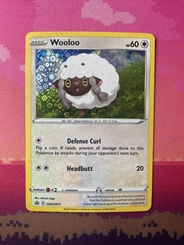 Pokemon Card Wooloo SWSH011 Black Star Promo General Mills Near Mint