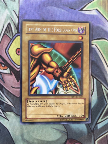 RP01-EN020 Left Arm Of The Forbidden One - Rare - NM Yugioh Card